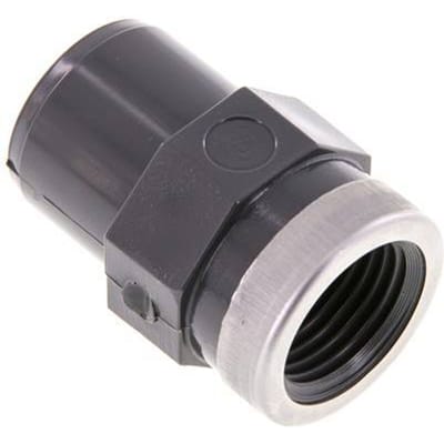 Pvc-Fitting Lijmmof Man 25mm x Binnendraad Rp 1/2'' [2 Stuks]