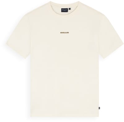 Ballin Amsterdam - Jongens Loose fit T-shirts Crewneck SS - Ecru - Maat 8