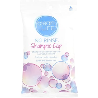 Bonnet Shampoing Sans Rinçage, 1 Paquet gray