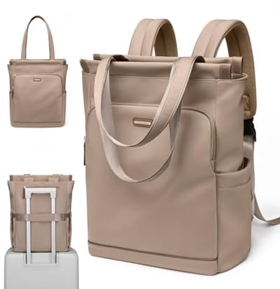 Convertible Laptop Rugzak voor Dames - Casual Dagrugzak voor Werk en Reis