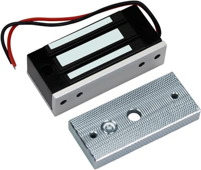 SnelShoppen - 60kg 12V Elektrische Deurslot Toegangscontrole Magneetslot voor Houten, Glas, en Metalen Deuren - Veilig en Duurzaam
