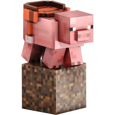 Verzamelaarsbeeldje Mattel Minecraft Level Pig