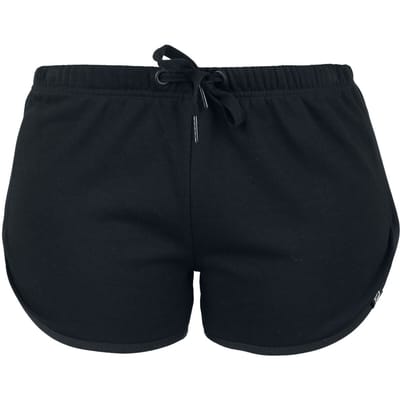 R.E.D. Rock-Engineered Design zwarte shorts met labelpatch en metalen detail - Dames - S