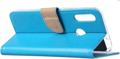 LuxeBass Hoesje geschikt voor Motorola E6 Plus / E6S - Bookcase Turquoise - portemonnee hoesje - telefoonhoes - gsm hoes - telefoonhoesjes