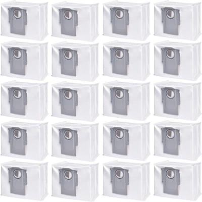 Stofzakken geschikt voor de Roborock S8 Pro Ultra, S8+, S7 MaxV Ultra en Q-serie (20 Stuks) - 2-Jaarvoorraad - Value Pack!