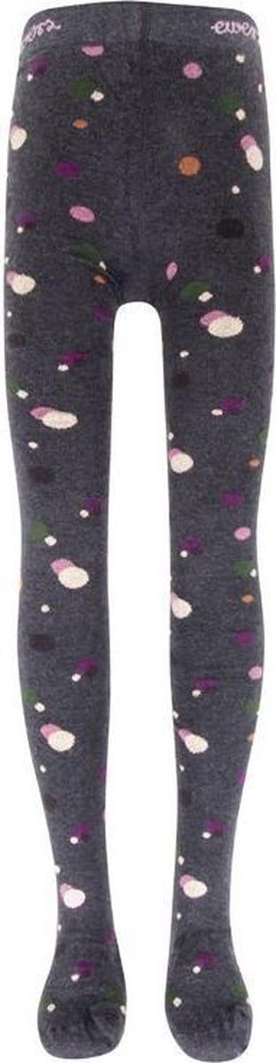 Kindermaillot Donkergrijs met Stippen en Glittergaren - 98/104