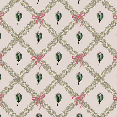Behang Bowie Bow Tie beige