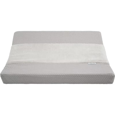 Baby's Only Gebreide baby aankleedkussenhoes - Waskussenhoes - Overtrek verzorgingskussen Sky - Urban Taupe - 45x70 cm
