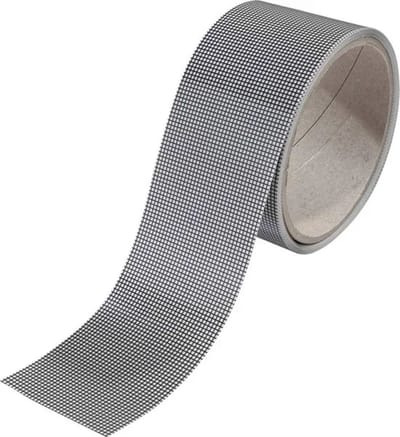 Reparatieband voor vliegenhor - Transparant plakband van folie met rasteroptiek voor eenvoudige reparatie van gaten in vliegenhorren, 4,5 meter lengte x 5 cm breedte, acryl-kleefmiddel