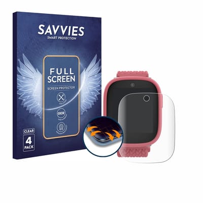 Savvies - Screenprotector voor Xplora X6 Play 2025 (2e generatie) - Folie Beschermfolie transparant volledig dekking 4 Stuks