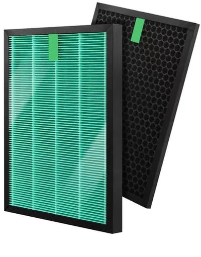 2-Pack Vervangingsfilterset compatibel met Coway AP-1018/AP-1018F Luchtreiniger - HEPA & Koolstof