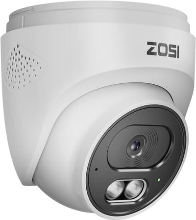 4MP PoE Bewakingscamera Buiten - 2.5K HD Beveiliging met Nachtzicht en AI Detectie