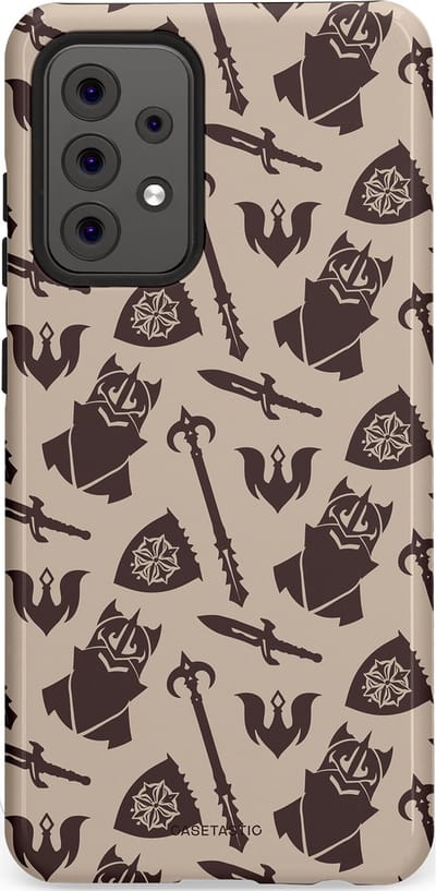 Casetastic Hoesje Geschikt voor Samsung A52 (4G/5G/s) - Stijlvolle Beschermende Duo-layer Case - Eeuwige paladin