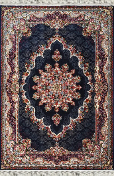 Isfahan Oosters Vloerkleed Klassiek Vintage Tapijt Groen- 80x150 CM