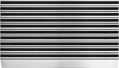 FLOORDIREKT Borstelmat - Deurmat - Buitenmat - Profi Brush Slim - Met borstels - 50 x 80 cm