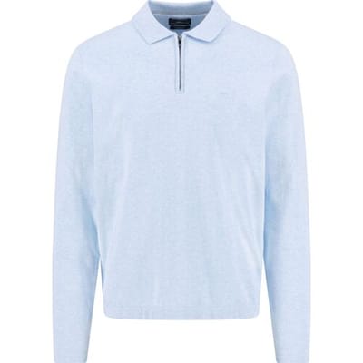 Fynch-Hatton Polo Zip Superflex Subtle Mélange New Breeze / male