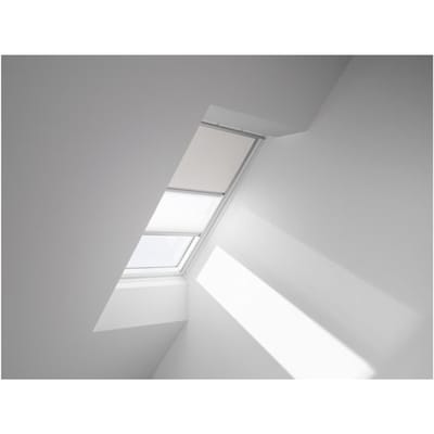 Velux Verduisterend Rolgordijn Met Plisse Dfd Sk10 1025s Wit / Wit