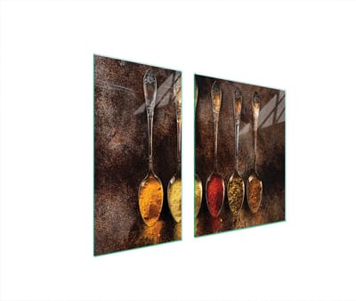TMK ArtDeko - Keukenbeschermplaat - 90x52 cm - Gehard Glas - Kleurrijk Ontwerp