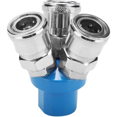 Raccord rapide pneumatique de type C de 14 pouces pour pompe à air et compresseur d'air (3 voies)