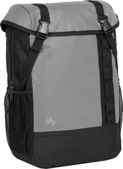 Bike Carbon Planner box - Fietstas - Rugtas - Laptoptas 13,3 Inch Waterarstotend PU Materiaal - Grijs