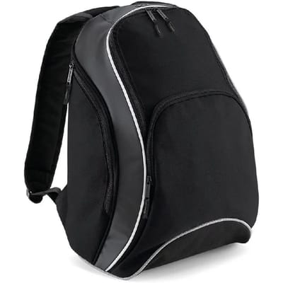 Bagbase Teamwear Rugzak Black/Graphite Grey/White 21 Liter