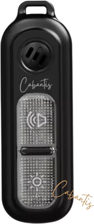 Cabantis® Veiligheidsalarm 130dB met LED Licht - SOS Sirene Oplaadbaar - Zwart