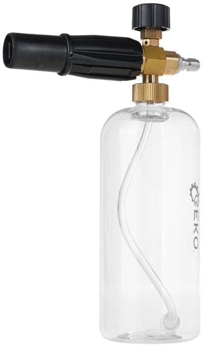 GEKO Foamlans - 1000ml - Snelkoppeling - Hoge Druk - Duurzaam kunststof en messing
