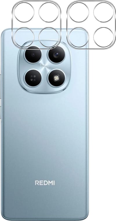 Camera Protector geschikt voor Xiaomi Redmi Note 15 4G - 2 stuks van glas Transparante glazen