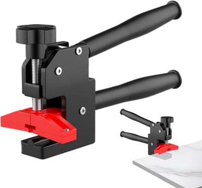 Glazen Tegelsnijder - Handtang Aluminium - Keramiek Snijden - Professionele Precisie - 23 cm - Zilverkleurig