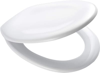 Toiletbril in Polypropyleen - Wit - 446 x 367 mm - Soft-Close en eenvoudig te bevestigen