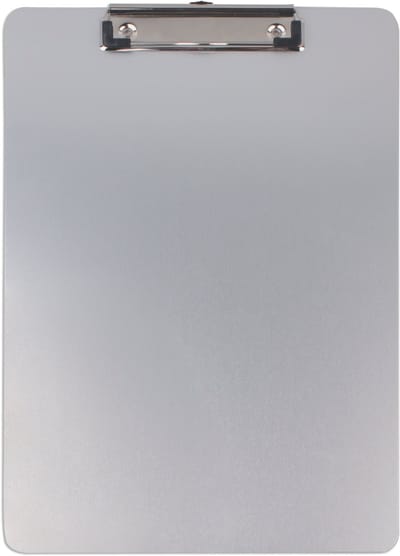 DESQ® Aluminium Klembord A4 - Magnetische Achterkant - Ophangoog - 226 x 319mm