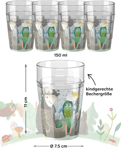 HABA Becher Glitzerbecher