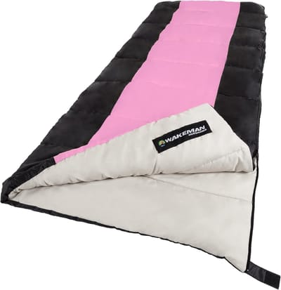 Slaapzak - Kampeerzak Outdoor - Kamperen Festivals - Lichtgewicht Inclusief Draagtas - 190x81cm - Roze