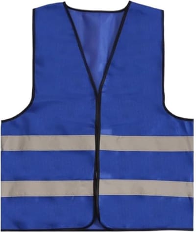 Doodadeals® - 1x Veiligheidshesje voor Kind – Veiligheidsvest Kinderen – Auto – Blauwe Hesjes