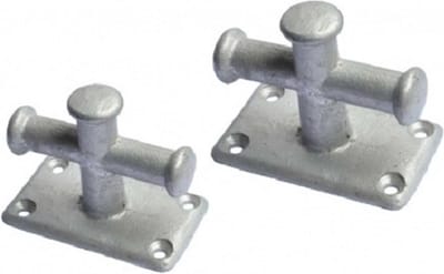 BREG Enkele gegalvaniseerde kruis bolders - Hoogte 110 mm