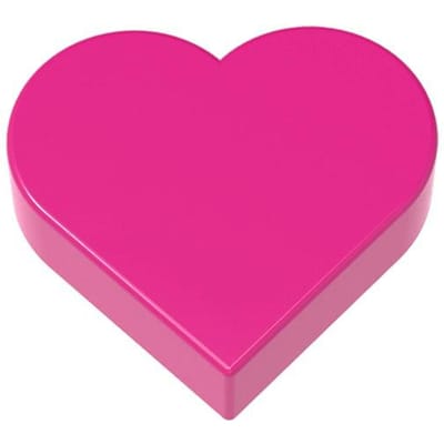 10 STUKS 39739 Rond 1x1 Hart Bouwstenen Moc Liefdesplaat Werkt Met featuring Bakstenen DIY Kinder Speelgoed Cadeau 10PCS