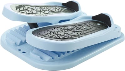 Kuitspier Rekplank - Schuin Rekplank Stepper - Oefeningen Benen - Antislip Dubbelfunctie - 43 x 38 x 3.8 cm - Blauw