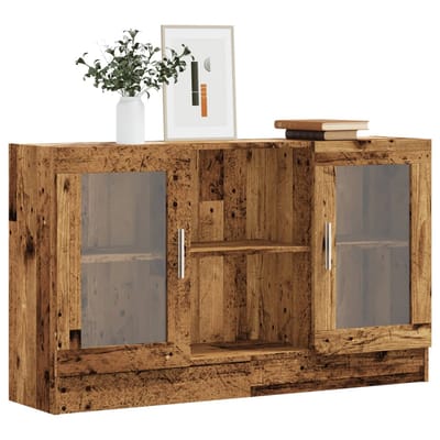 vidaXL - Dressoir - 120x30,5x70 - cm - bewerkt - hout - oud - houtkleurig