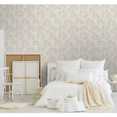 Vliesbehang Antibes An28251 - Off White - Beige-bruin - Middengrijs - 10,05m X 53cm
