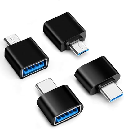 USB C naar USB 3.0 Adapter Set van 2 - Micro USB naar USB 3.0 Hoogwaardige Snelheid, Compatibel met MacBook Pro en Samsung Galaxy S8/S9/S10