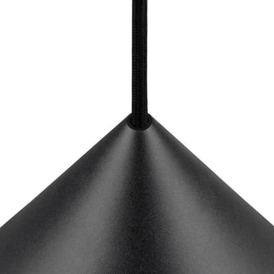 SLV hanglamp Magico, Ø 38 cm, matzwart, metaal