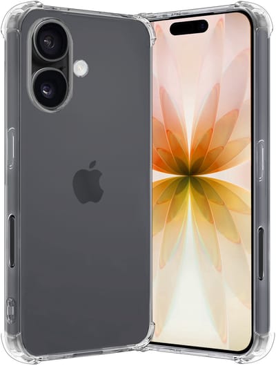Hoes - Geschikt voor Apple iPhone 17 - Sterk & Shockproof - Siliconen Case - Back Cover - Telefoon Hoesje Shock Proof - Transparant