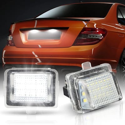 2x Kentekenplaatverlichting LED Canbus - Geschikt voor Diverse Mercedes-Benz Modellen