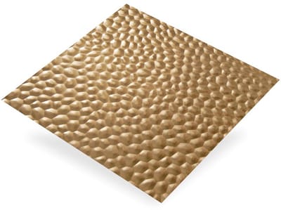 Dunne Aluminium Plaat 0,4 mm Koperlook voor Knutselen en Decoratie