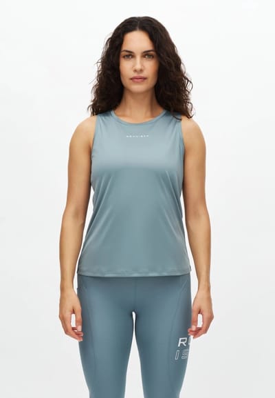 RÖHNISCH - team logo tank top - Training top dames - Turquoise-Groen