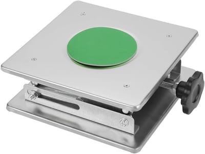 Schaarrek Hefplatform - Laboratorium Lift - Experimenten Stabiliseren - Roestvrij Staal SS304 - 200x200mm Platform - Zilver