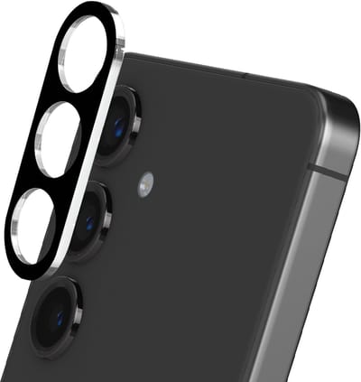 iMak, Beschermfolie voor achtercamera Geschikt voor Samsung Galaxy S24 FE, Zwart