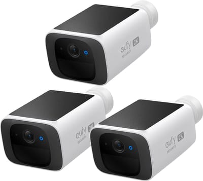 eufy security S220 SoloCam trio-bundel - Beveiligings camera met zonnepaneel - Laadt automatisch op - Nachtzicht