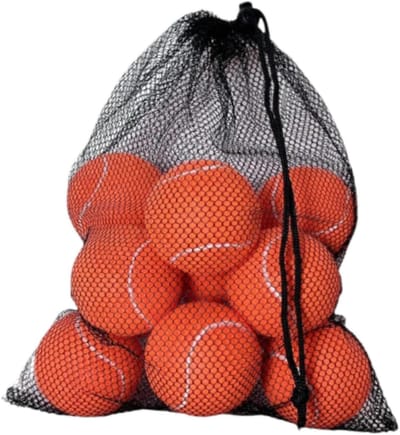 Tennisballen Set - Oefenballen Trainingsballen - Tennistraining Buiten Spelen - Hoge Kwaliteit Vilt - 6.4cm Diameter - Oranje