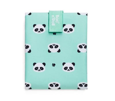 Roll'Eat Boc'n'Roll - Foodwrap Panda - Eco-Friendly Wraps - Reusable & Versatile - BPA-Free & Stylish - Multi-Functional Lunch Wrap